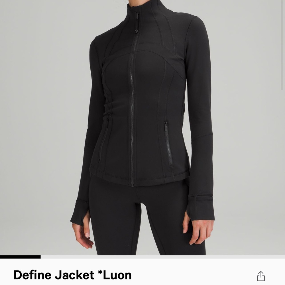 Lululemon Define Jacket LUON size 0 NWT